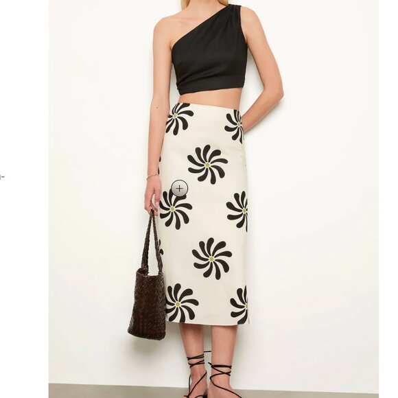 Cala de la Cruz Escalante Top Black linen - Picture 5 of 5